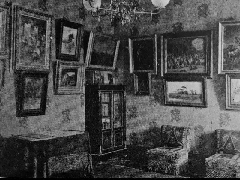Interior de la casa de Eusebio Lillo.